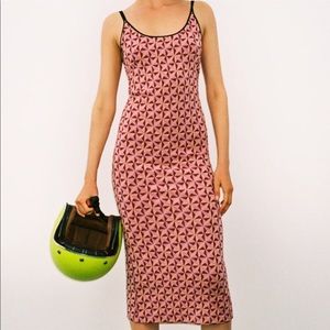 Zara Knit Midi Dress Size M